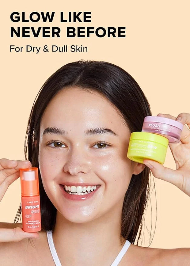 I Dew Care Korean Skin Care Set Trio - Vitamin To Glow Pack + Korean Sheet Mask Pack 5-Day Eye&Face Multi-masking Set - Ho...