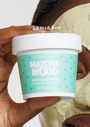 I DEW CARE Wash-Off Mask - Matcha Mood | Korean Facial Soothing Green Tea Skincare for Dry and Sensitized Skin, Korean Fac...
