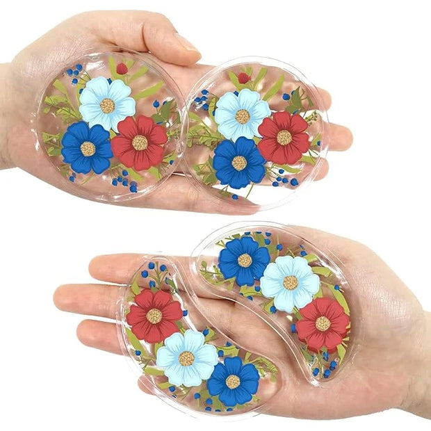 ZNÖCUETÖD Reusable Gel Eye Pads for Puffiness & Dark Circles - Cold/Warm Therapy Compress with Cooling Under Eye Patches, ...