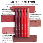 12 Colors Matte Lipstick Pen Lip Liner Pencil Long-lasting