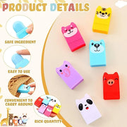 12 Pcs Farm Animals Birthday Lip