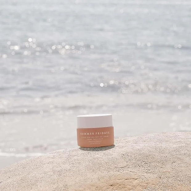 Summer Fridays Cloud Dew Gel Cream Moisturizer Mini - Lightweight Face Moisturizer with Hyaluronic Acid + Ceramides for Sk...