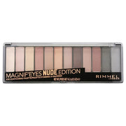 Rimmel London Magnif'Eyes Eyeshadow Palette, 12 Shades, Blendable Formula, Versatile, 001, Nude, 0.5oz - Product Image