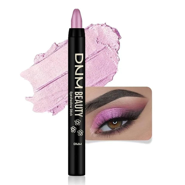 evpct Violet Pink Shimmer Cream Eye Shadow Brightener Sticks Set for Eyes, Violet Pink Shimmery Matte Pencil Eye shadow Ap...