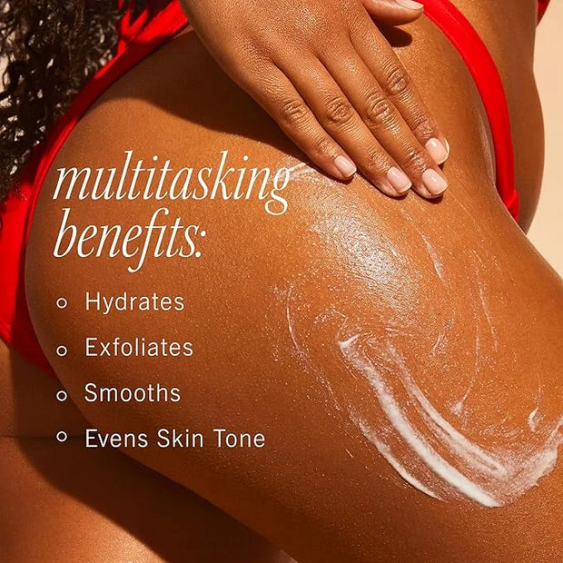First Aid Beauty - KP Smoothing + Brightening Body Lotion with 10% AHA, Lactic Acid, Urea + Colloidal Oatmeal, Exfoliate +...