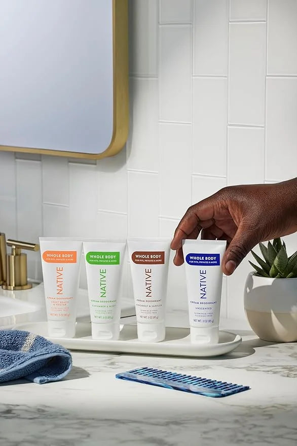 Native Whole Body Deodorant Cream Contains Naturally Derived Ingredients, Deodorant for Women & Men | 72 Hour Odor Protect...