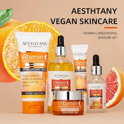 Vitamin C Skin Care Set Moisturizing Hyaluronic Acid Skin Care Kit 5PCS For Women Beauty Set Gift Set - Product Image