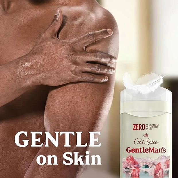Old Spice GentleMan's Aluminum Free Dry Feel Deodorant for Men, 24/7 Lasting Freshness, Gentle on Skin with Skin Condition...