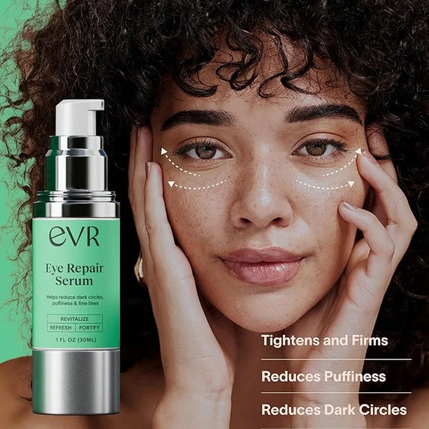 Caffeine Eye Cream for Dark Circles Puffiness and Wrinkles - Fragrance Free - Anti-aging Eye Care for Sensitive Skin - Mad...