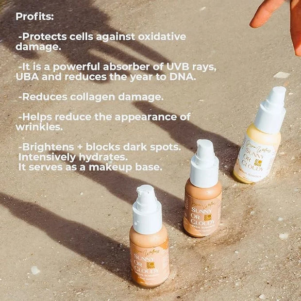 Jessica Wellness Mineral Sunscreen + Hydrating Serum with Broad Spectrum SPF 30 & Antioxidants, Oil-Free, Fragrance Free, ...