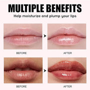 4 Colors Lip Oil Lip Glaze, Hydrating Lip Glow Oil Big Brush Head Shiny Moisturizing Lip Gloss, Long Lasting Non-sticky Fr...