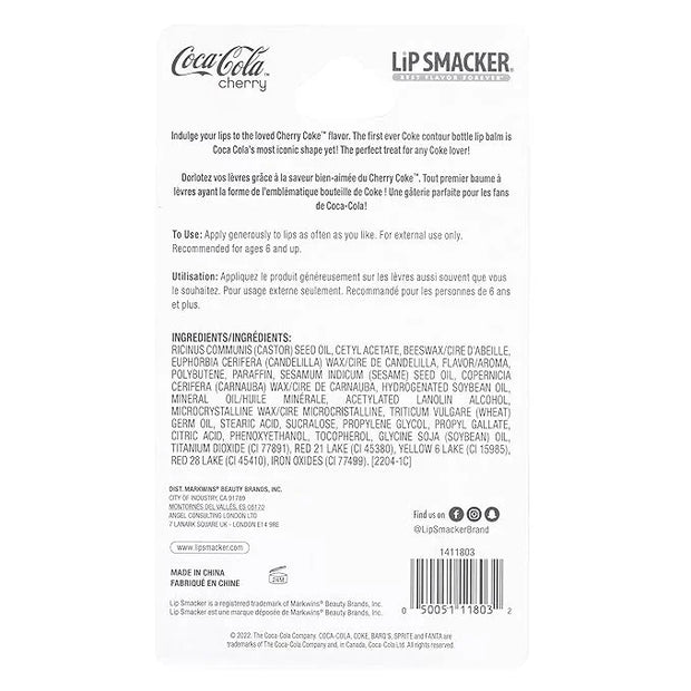 Lip Smacker Coca Cola Collection Lip Balm, Flavored Moisturizing, Smoothing Soft Shine, Hydrating & Protecting Fun Tasty F...