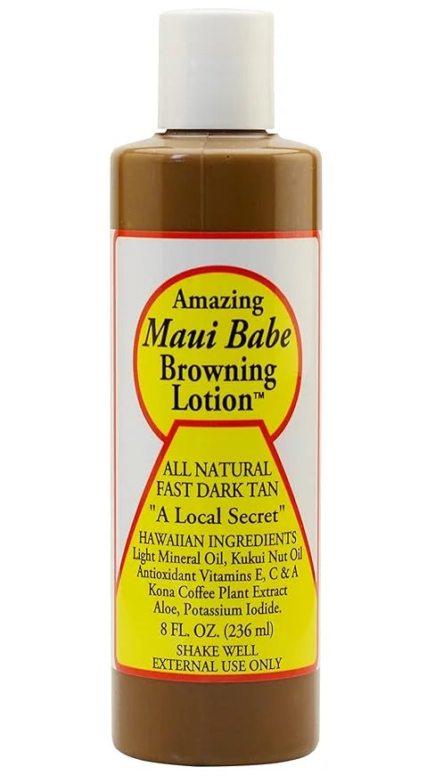 Maui Babe Browning Lotion 8 Ounces (Pack of 4)