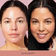 LAURA GELLER NEW YORK Baked Blush-n-Brighten Marbleized Blush - Sunswept - Creamy Lightweight - Satin Finish - Product Image
