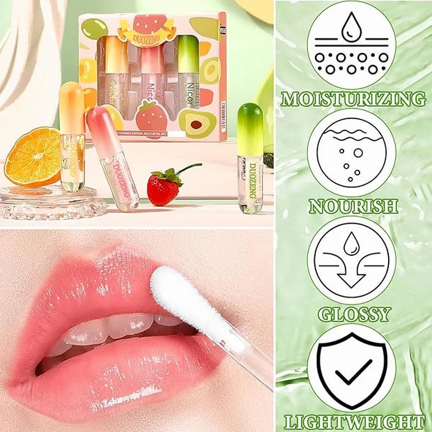 Lip Plumper Set,Lip Plumper Oil Gloss Night