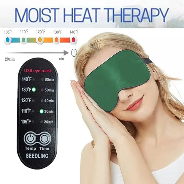 Heated Eye Mask, Dry Eyes, Sleep Mask, Use Damp-Heat Therapy To Unclog The Glands, Restore Puffy Eyes and Dark Circles, Re...