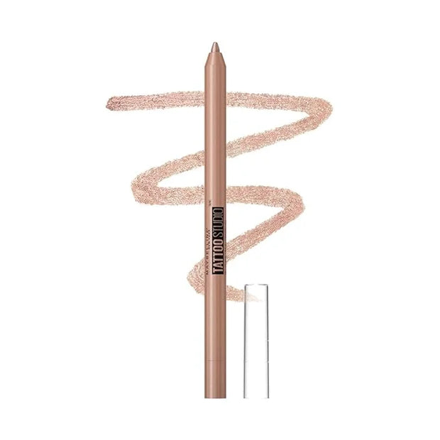 MAYBELLINE New York Tattoo Studio Long-Lasting Sharpenable Eyeliner Pencil, Glide on Smooth Gel Pigments with 36 Hour Wear...