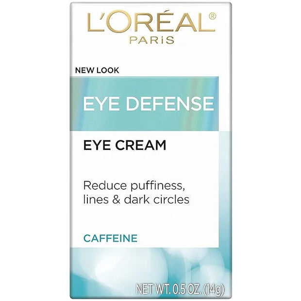 L'Oreal Paris Dermo-Expertise Eye Defense Eye Cream with Caffeine and Hyaluronic Acid 0.5 oz - Product Image