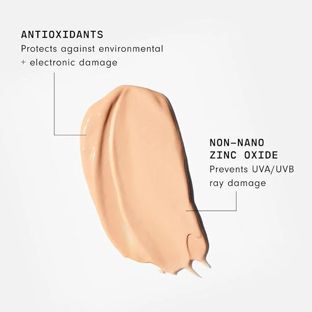 Versed Guards Up Daily Face Sunscreen - Zinc Oxide Mineral for All Skin Types - Lightweight, Skin-Like Non-Nano Sunscreen ...