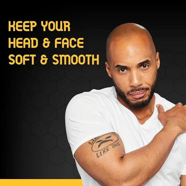 Bee Bald SMOOTH Daily Moisturizer Hydrates & Tones Away Fine Lines, Wrinkles and Dry Patches; Helps Control Oil & Shine to...