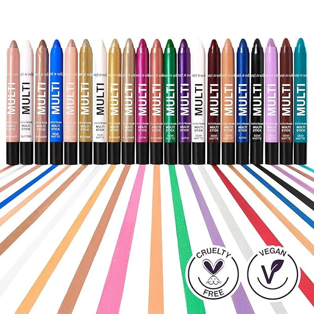 wet n wild Color Icon Cream Eyeliner Eyeshadow Multi-Stick, Moisturizing, Nourishing Velvety Cream-to-Powder Buildable & B...
