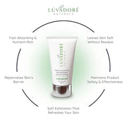 Microdermabrasion Facial Scrub – Skin Polishing Exfoliating Face Scrub – Gentle Face Exfoliator with Shea Butter, Vitamin ...