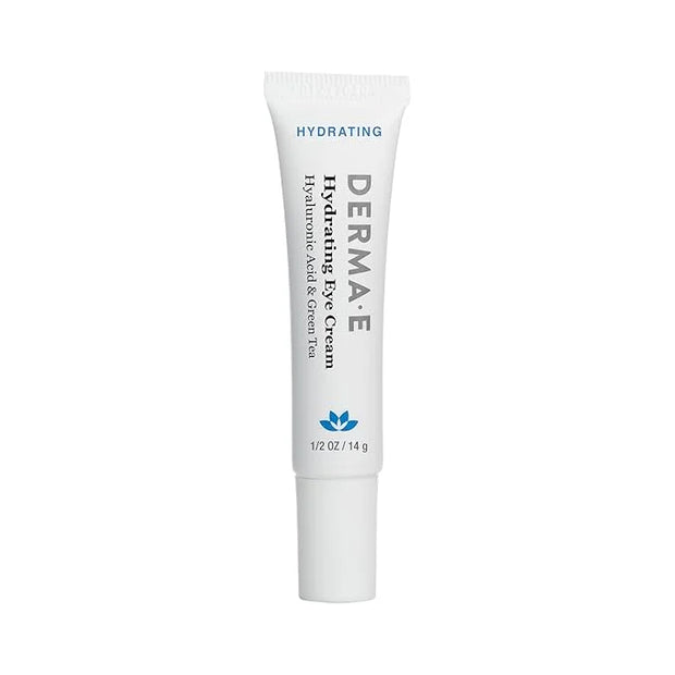 Derma E Hydrating Eye Cream – Firming and Lifting Hyaluronic Acid Treatment - Under Eye and Upper Eyelid Cream Reduces Puf...