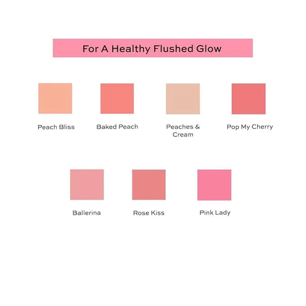 Revolution, Blusher Reloaded, Pressed Powder Face Blusher, Highly Pigmented & Long Lasting Formula, Rose Kiss, 0.26 oz - P...