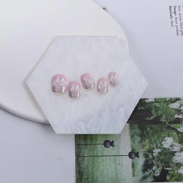 2pcs Nail Art Palette, False Nail Tips Display