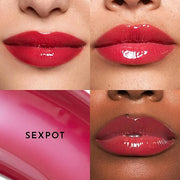 Forget the Filler Lip Plumping Line Smoothing Gloss - Sex Pot - Premium Volumizing Lip Gloss with Natural Ingredients Desi...