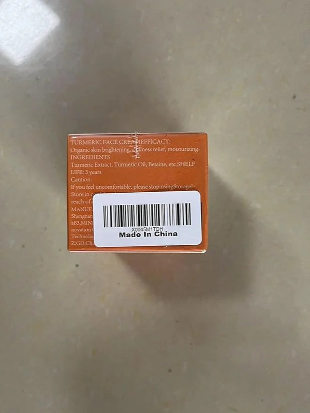 Turmeric Face Cream for Face - Natural Turmeric Moisturizer Cream for Soothing & Hydrating - Vitamin C Turmeric Anti Aging...