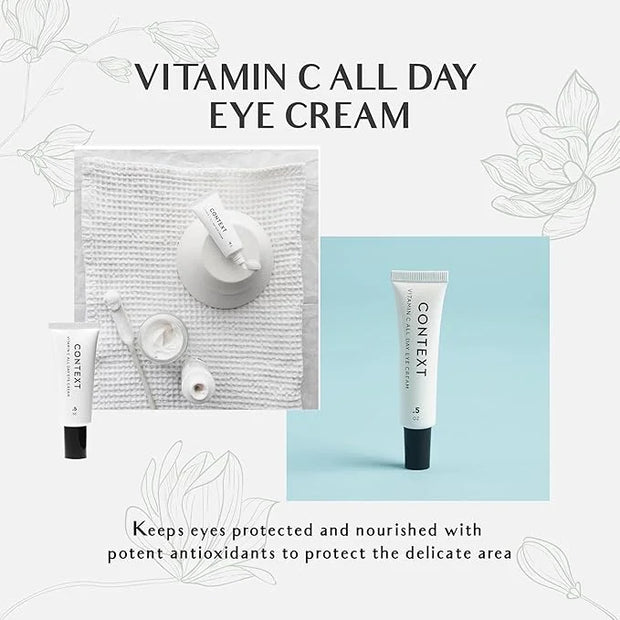 CONTEXT SKIN Eye Cream for Dark Circles and Puffiness | Revitalizing and Hydrating | Eye Cream with Angelica, Echinacea, L...