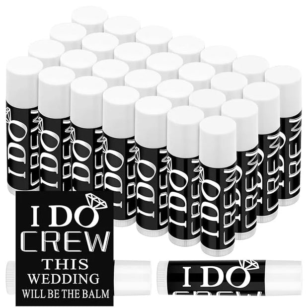 24 Pcs Bachelorette Lip Balm I (Black