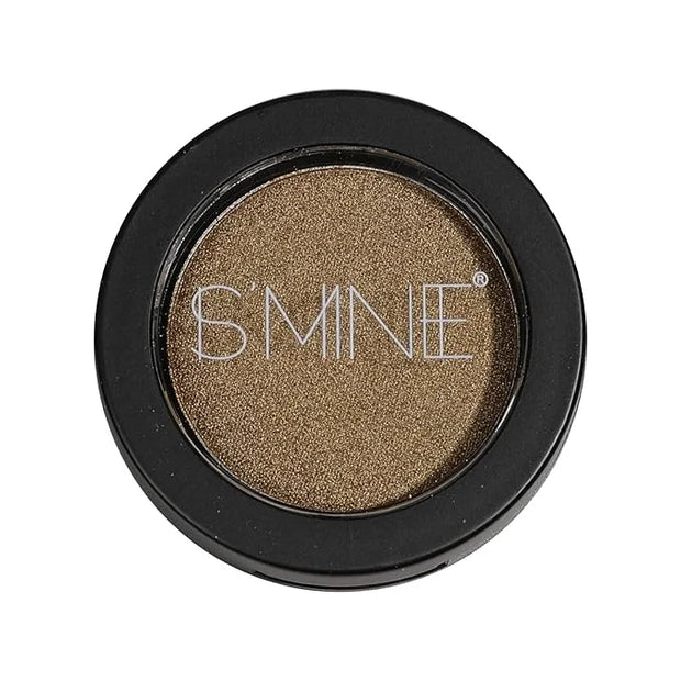 ISMINE Single Light Brown Eyeshadow, Shimmer Bronze, High Pigment, Longwear Single Matte Eyeshadow Eye Makeup for Day & Ni...