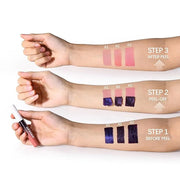Peel-Off Lip Tint Set - Tattoo Lip Stain Kit, Long-Lasting Matte Finish, Moisturizing Peel-Off Lip Mask, Waterproof & Smud...