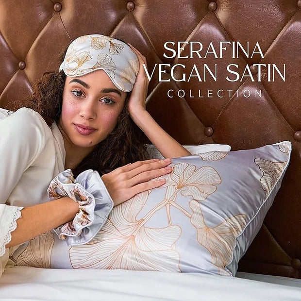 Grace & Company Silky Satin Eye Mask for Women - Premium Satin Silk Sleep Mask - Hydrating, Ultra Soft & Lightweight Vegan...