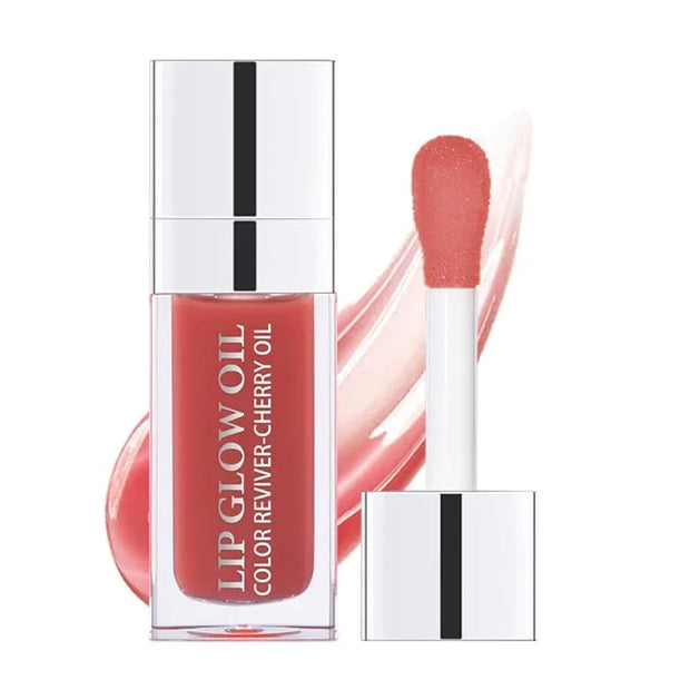 Hydrating Lip Glow Oil, Plumping Lip Gloss, Moisturizing Lip Oil Gloss, Transparent Moisturizing Lip Balm, Natural Lip Plu...