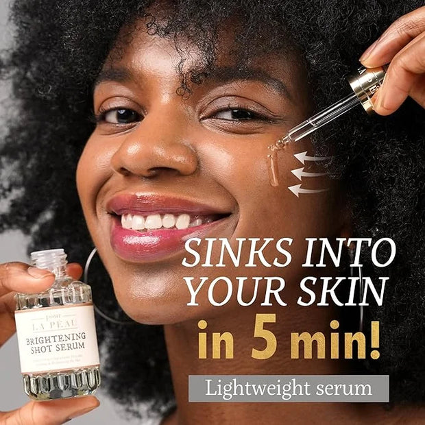 Brightening Shot Serum | Skin Brightening Serum for Face | Organic Face Moisturizer Hyperpigmentation Serum | Hydrating Fa...