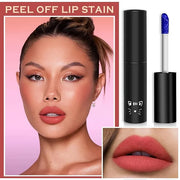 Peel Off Lip Stain Lip Tint Matte Liquid Lipstick Nude Lip Gloss Long Lasting Waterproof Lip Tint Stain Non-stick Cup Peel...