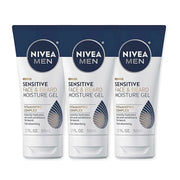 NIVEA Men Sensitive Face and Beard Moisture Gel, Gentle Face and Beard Moisturizer for Men Instantly Hydrates Skin and Con...