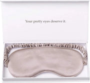 Silk Sleep Mask Light Blocking Luxury 100% Mulberry 19mm Silk Eye Mask Eye Cover Blindfold Ultra Soft Light & Comfy Anti A...