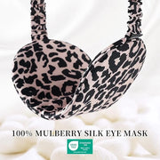 THXSILK Sleep Mask 100% 19 Momme Pure Mulberry Silk Super Smooth Cooling Decorative Sleep Eye Mask Blackout Eye Cover with...