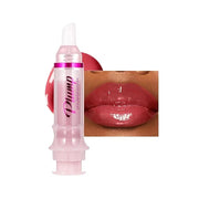 Lip Plumping Lip Gloss, High-Shine & Volumizing Lip Plumping Lip Glass Mirror Lip Glaze Lip Makeup, Long-lasting moisturiz...
