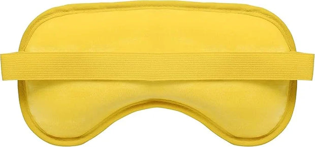 Eye See Plush Gel Eye Mask for Puffy Eyes, Yellow - Cold Eye mask to Treat Dark Circles, Sinuses, Dry Eyes, and for Allerg...