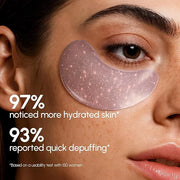 MAREE Violet Eye Gels - Marine Collagen Under Eye Patches for Puffy Eyes - Undereye Mask Patches for Women - Moisturizing ...
