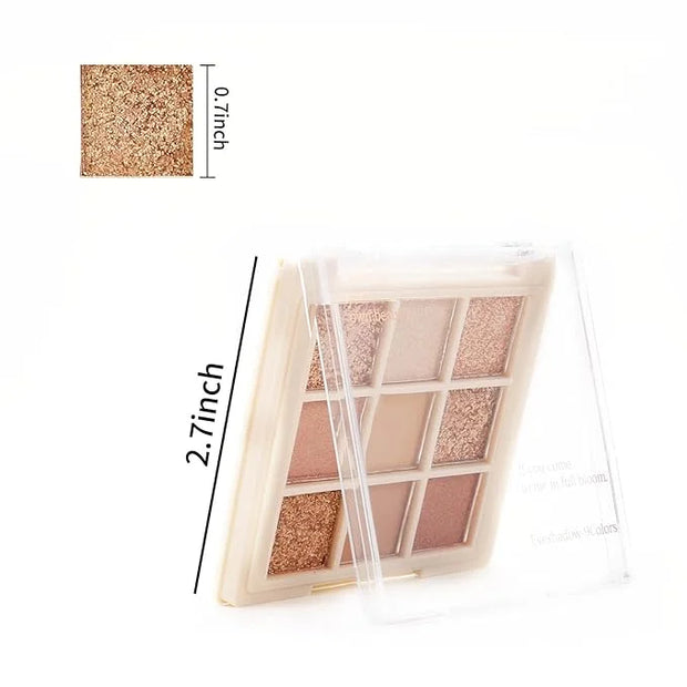 Boobeen Nude Eyeshadow Palette - Matte and Shimmer Makeup, Highly Pigmented Creamy Eye Shadow Powder, Create a Neutral Eye...