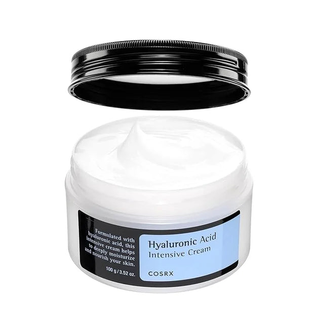 COSRX Hyaluronic Acid Moisturizing Cream, Long-lasting Hydration, Rich Moisturizer for Sensitive Skin 3.52 oz / 100g, Kore...