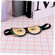 Mobestech 2pcs Travel Eye Mask Eye Mask for Travel Spoof Eye Mask Stereoscopic Eye Mask Eye Printing Eyeshade Funny Eye Ma...