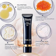 Temporary eye tightening cream, instantly reduces eye bags and dark circles, daily anti-aging, eye cream quickly repairs w...