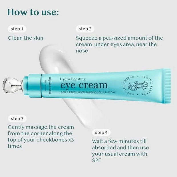 Under Eye Cream for Dark Circles and Puffiness - Caffeine Eye Cream Anti Aging Brightener With Niacinamide, Squalane, Pept...